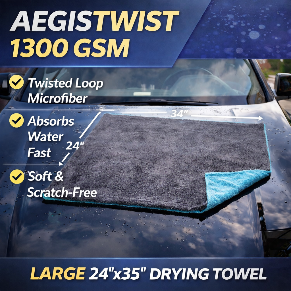 AegisTwist 1300 Premium Dual-Sided Drying Towel 24 in x 35 in (Large)