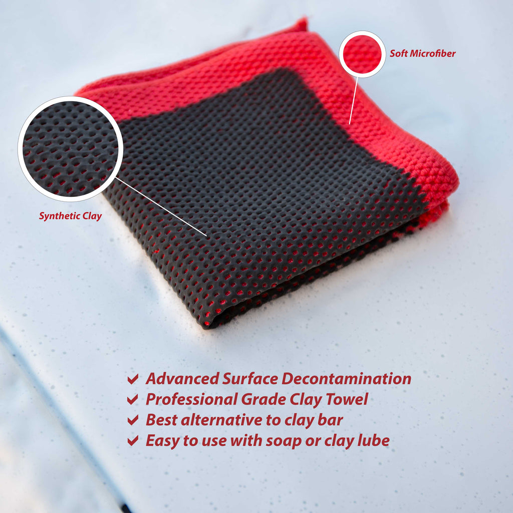 AegisGlide Clay Towel (12 in x 12 in)- Advanced Surface Decontamination ClayTowel